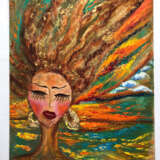 “Sunny Diva (Sun Diva)” Wood Acrylic paint Impressionist 2020 - photo 1