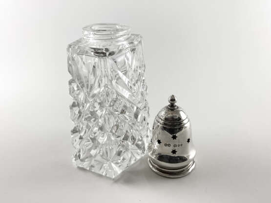 “Crystal sugar bowl with silver Piccadilly. England handmade 1970” P&W Mixed media 1970 - photo 3