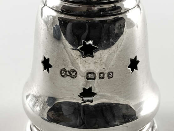 “Crystal sugar bowl with silver Piccadilly. England handmade 1970” P&W Mixed media 1970 - photo 4