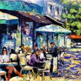Летнее кафе Toile Peinture à l'huile Impressionnisme Art de genre 2020 - photo 1