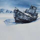 «Dans la glace de l'arctique» Alla prima Réalisme Peinture de paysage 2020 - photo 1