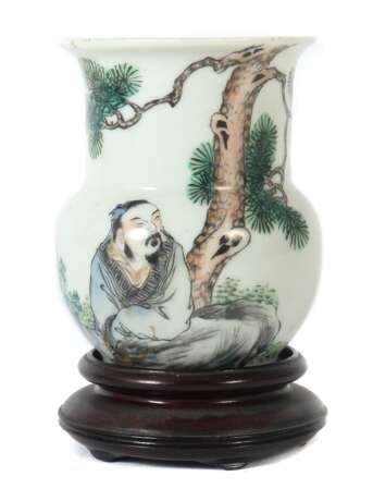 Kleine Vase China, wohl 19 - Foto 1