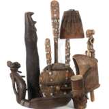 Sechs afrikanische Musikinstrumente Konvolut best - Foto 1