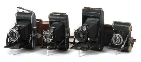 4 variierende Kameras Zeiss Ikon, Ikonta, 520/2 - фото 1