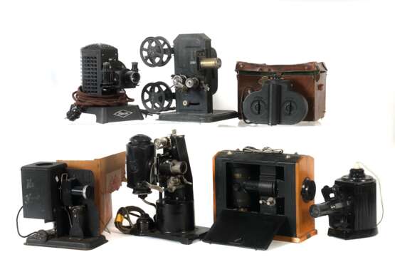 7 variierende Projektoren & Filmkamera Ozaphon-Projektor ''Noris Kadett'', mit Filmen - Foto 1
