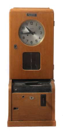 Elektrische Uhr mit Stempelfunktion wohl 1930er Jahre - Foto 1