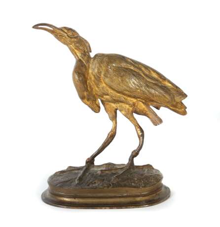 Bildhauer des 19. Jahrhundert ''Kleiner Schreitvogel'' - Foto 1