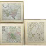 Konvolut von 3 Landkarten Kupferstecher des 18. Jahrhundert - Foto 1