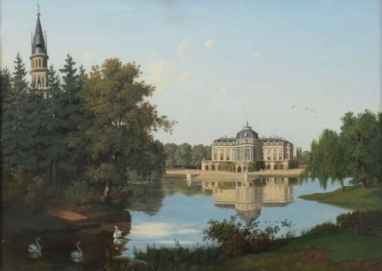 Maler des 19. Jahrhundert ''Schloss Monrepos bei Ludwigsburg'' - photo 1