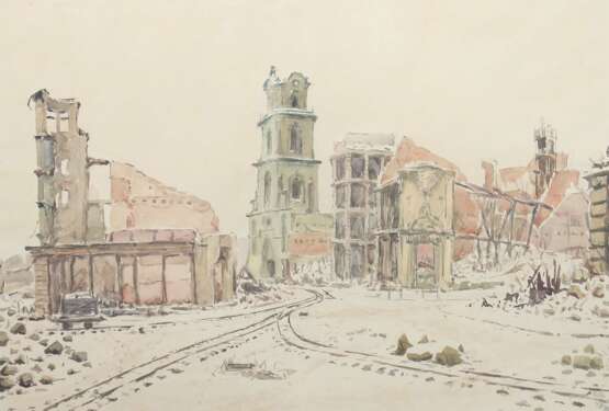Künstler/in des 20. Jahrhundert ''Hafenmarktturm'' in Heilbronn - photo 1
