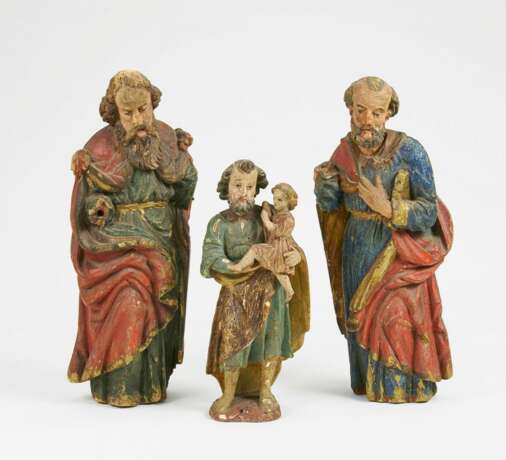 Süddeutsch, Der heilige Josef mit zwei Aposteln - Foto 1