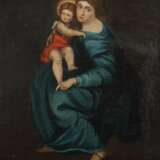 Kirchenmaler des 18./19. Jahrhundert ''Maria mit Jesuskind'' - Foto 1