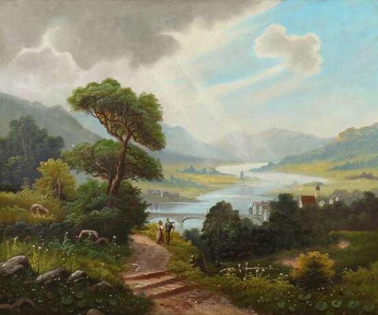 Landschaftsmaler des 19. Jahrhundert ''Ausblick'' - photo 1