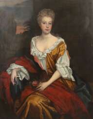 Portraitist des 19. Jahrhundert im Stil von Godfrey Kneller (1646 - 1723). ''Portrait einer Dame am Hofe''