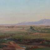 Landschaftsmaler des 19. Jahrhundert ''Gebirgslandschaft mit Flusslauf'' - фото 1