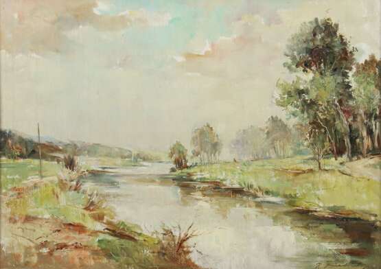 Landschaftsmaler des 20. Jahrhundert ''Flusslauf'' - фото 1