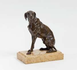 Bronze "Sitzender Hund"