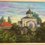 “St. George's Cathedral.Yuryev-Polsky” Cardboard Oil paint Realist Landscape painting 2017 - photo 1