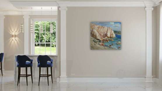 „Die Insel Paros. Scala“ Leinwand Ölfarbe Realismus Landschaftsmalerei 2010 - Foto 6