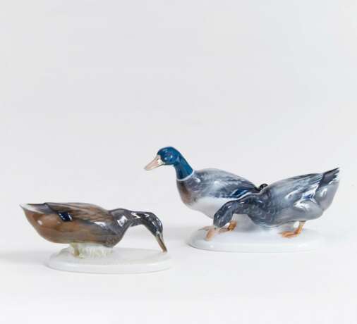 Rosenthal, Selb, Ente und Entenpaar - Foto 1