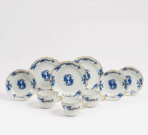 Meissen, 3 Gedecke "Blauer Drache" - photo 1