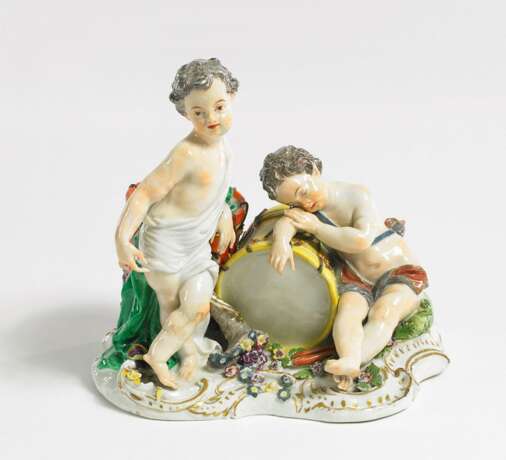 Meissen, Amoretten mit Pauken - photo 1