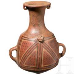 Bauchige Ticachurana-Flasche, Inka, Peru, 15. – 16. Jahrhundert