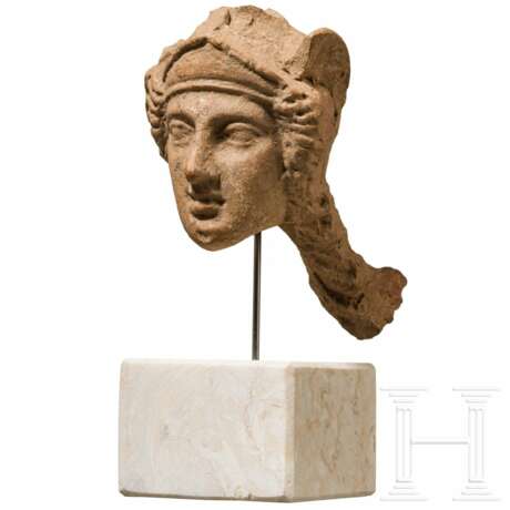 Minervakopf, Terrakotta, altitalisch, 4. Jahrhundert vor Christus - photo 1