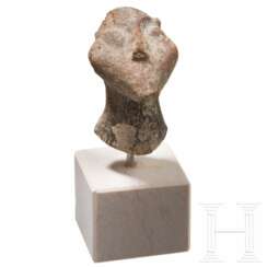 Kopf eines Vinca-Idols, Südosteuropa, 4. Jahrtausend vor Christus