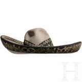 Sombrero mit Silberstickerei, Mexiko, 19. Jahrhundert - photo 2