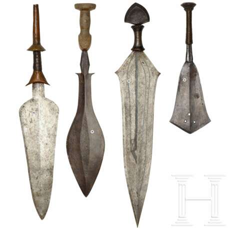 Vier Messer der Lokele, Luba, Saka und Yakoma, Zentralafrika - photo 2