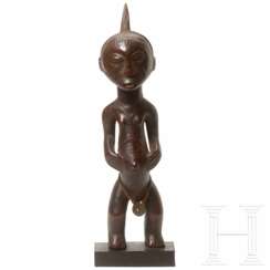 Androgyne Holzstatue der Songye, Kongo