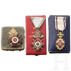 Bulgaria order for bravery, 4. Class 1. Level with swords