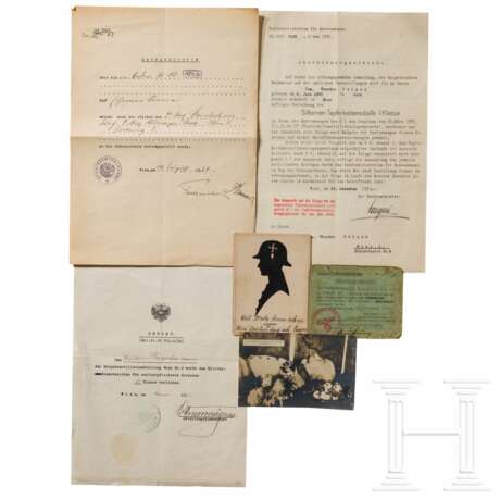 Große Gruppe Urkunden zu Auszeichnungen, Österreich 1. und 2. Republik - Foto 2