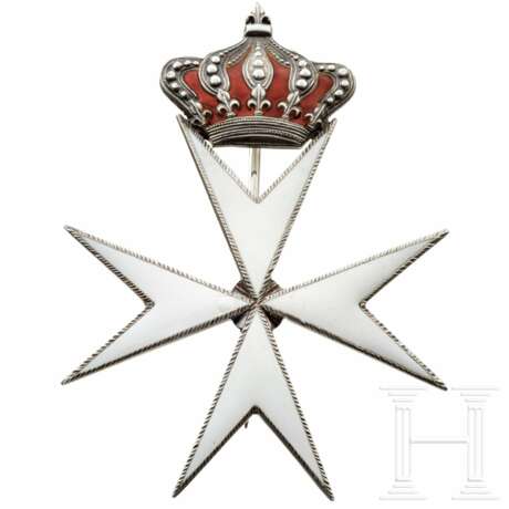 Brustkreuz eines Ritters des Souveränen Malteser Ritterordens spanischer Zunge, Spanien, 20. Jahrhundert - фото 1