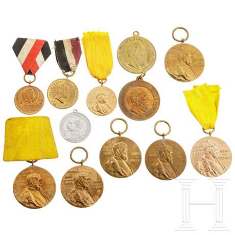 Sammlung 12 Medaillen, Preußen, um 1900 - photo 1