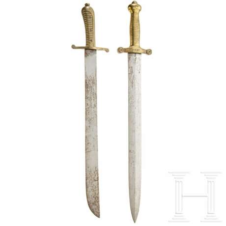 Zwei Faschinenmesser, um 1830 - photo 1
