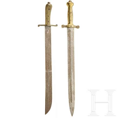 Zwei Faschinenmesser, um 1830 - Foto 2