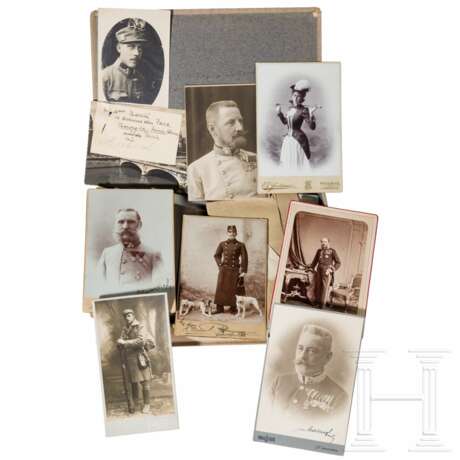 Kiste "Kriegserinnerungen" mit Fotos (CDV) aus der Familie k.u.k General Eduard Barger - фото 2