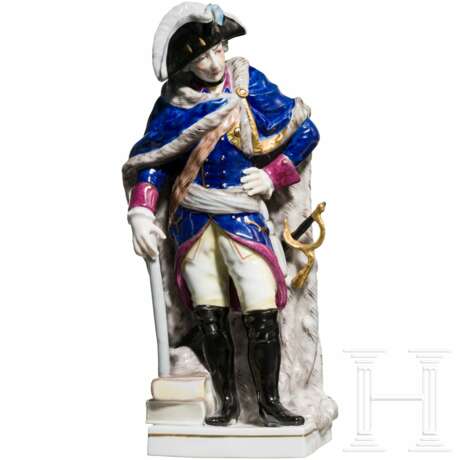 König Friedrich II. von Preußen - Porzellanfigur, 20. Jahrhundert - фото 1
