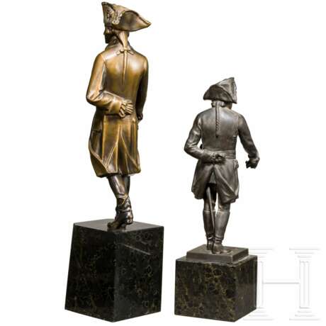 Zwei Statuetten Friedrichs II., Preußen - Foto 3