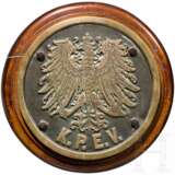 Lokschild der Königlich Preußischen Eisenbahn Verwaltung, Preußen, um 1900 - photo 1
