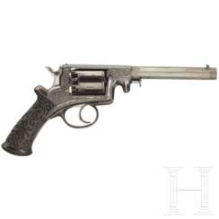 Perkussionsrevolver im Kasten, Auguste Francotte, Adams Patent, Liege, Belgien, um 1860