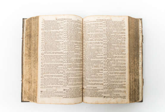 3-teiliges Konvolut religiöser Schriften, 18. Jahrhundert - 1 x großformatige Bibel - Foto 4