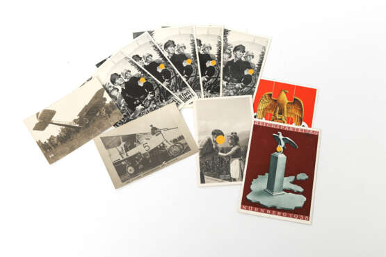 Deutsches Reich - Kleines Konvolut von 10 Propagandakarten, - фото 1
