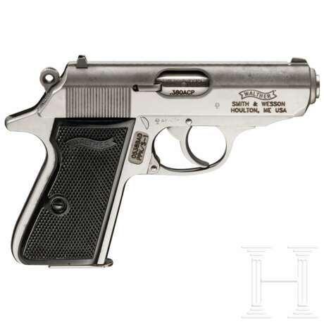 Walther PPK/S, Smith & Wesson, stainless, 4mm M20 Umbau - фото 2