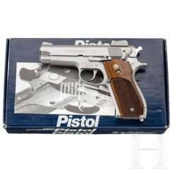 Smith & Wesson Modell 639, "9 mm Eight-Shot Autoloading Pistol Stainless Steel", im Karton