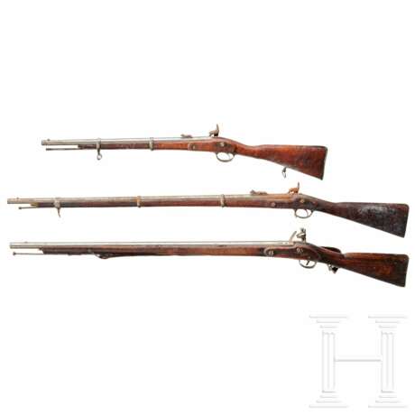 Drei Militärgewehre nach englischem Vorbild, 19. Jahrhundert - фото 2
