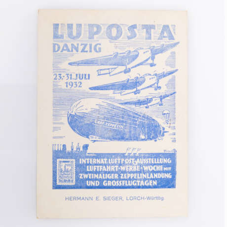 Danzig - Zeppelinpost LZ 127 Rundfahrt ab Danzig 1932, Abwurf Rönne, - Foto 2
