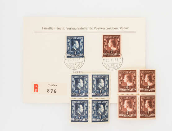 Liechtenstein - 1951, MiNr. 304 A + 305 A, - photo 1